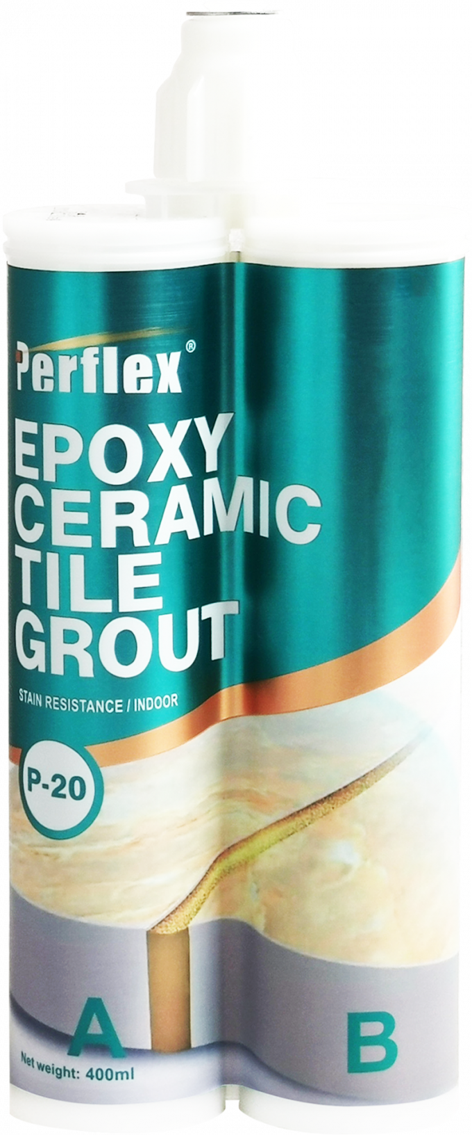 Perflex Tile Grout Series, Cartridge Epoxy Tile Grout, Polypro Tile