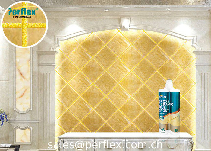 #Shining gold# Perflex Epoxy Tile Grout P-20: Stain resistance, anti-mildew wall floor