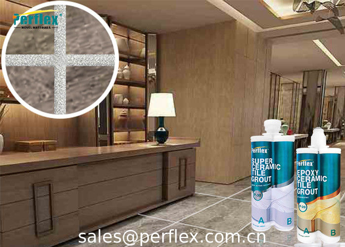 #Shining Sliver# Waterproof Perflex Epoxy Ceramic Tile Grout P-20 bathroon wall floor