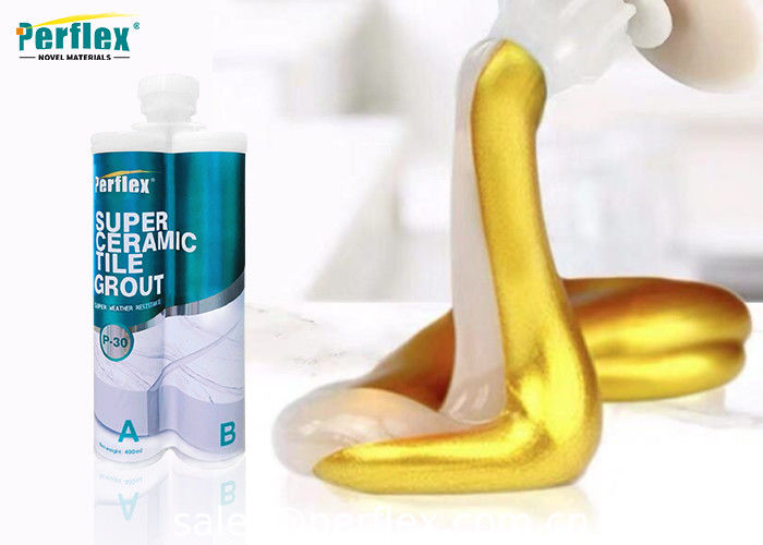 Perflex Polyaspartic Tile Grout adhesive P-30 / Never yellowing, super weather resistance, outdoor indoor